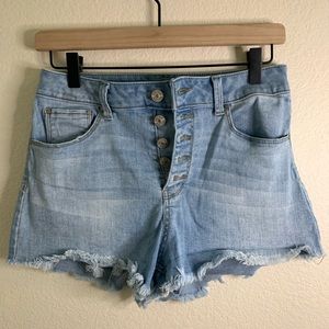Denim Rewash Jean Shorts